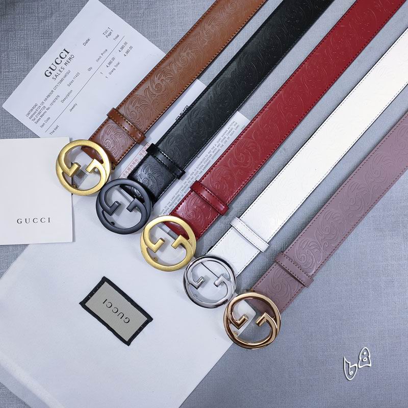 Gucci belt 38mmX90-125cm lb10